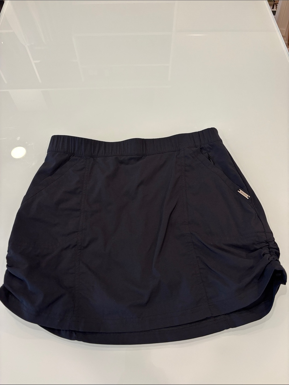 EUC Prana Yoga XS black skirt with built in shorts